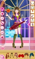 Barbie Monster High Dress Up - screenshot 1