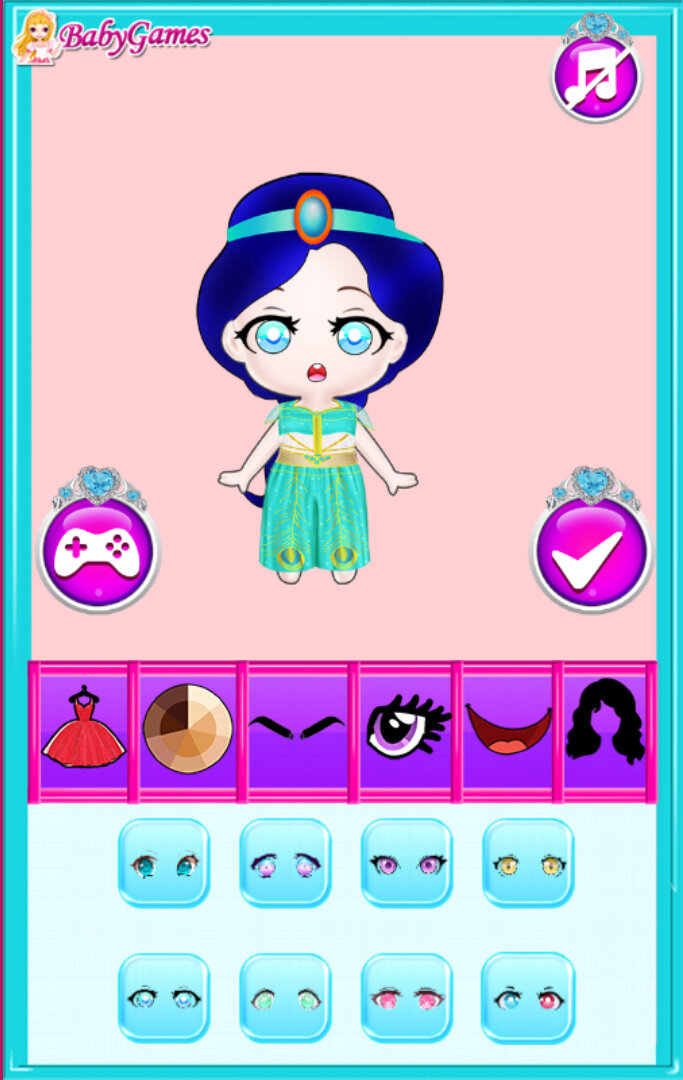 Jogo Chibi Anime Princess Doll no Jogos 360