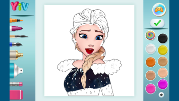 Coloring Book for Elsa - screenshot 2