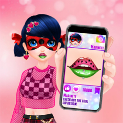Jogo Cute Lip Design for Ladybug