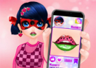 Jogar Cute Lip Design for Ladybug