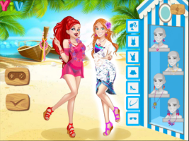 Disney Princess Beach Fashion - screenshot 2