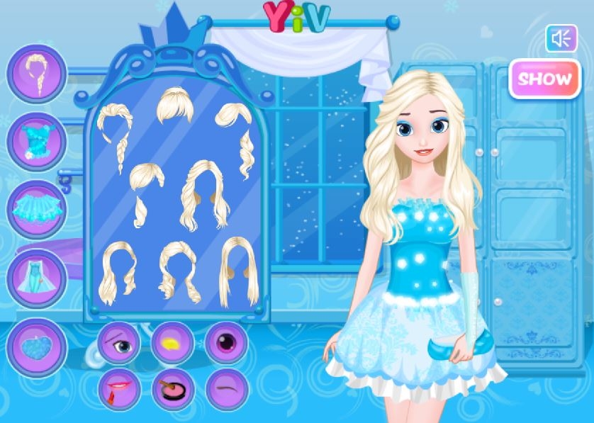 Jogo Frozen Hair Salon