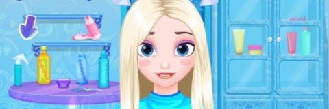 Jogo Frozen Hair Salon