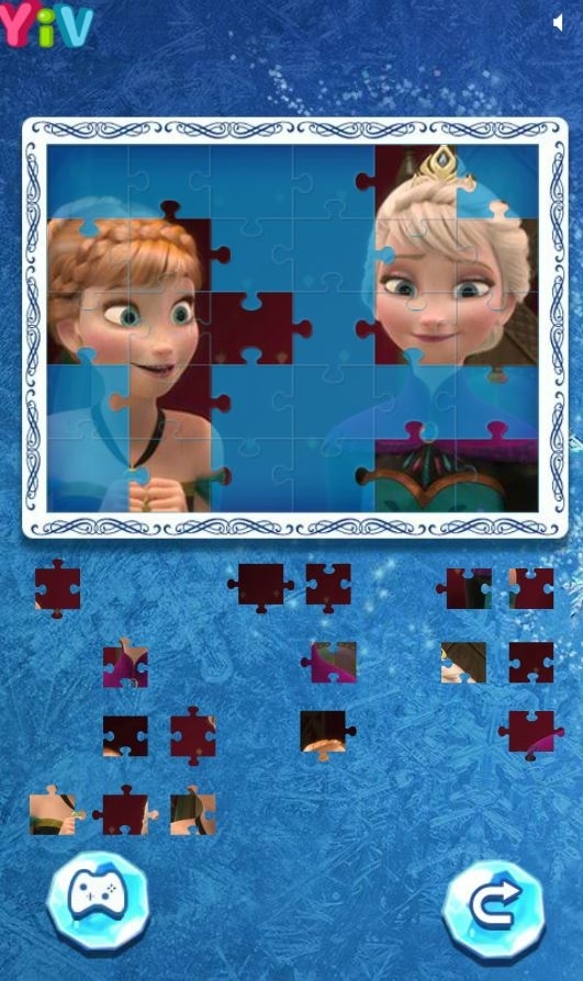 Jogo Frozen Jigsaw Puzzle no Jogos 360