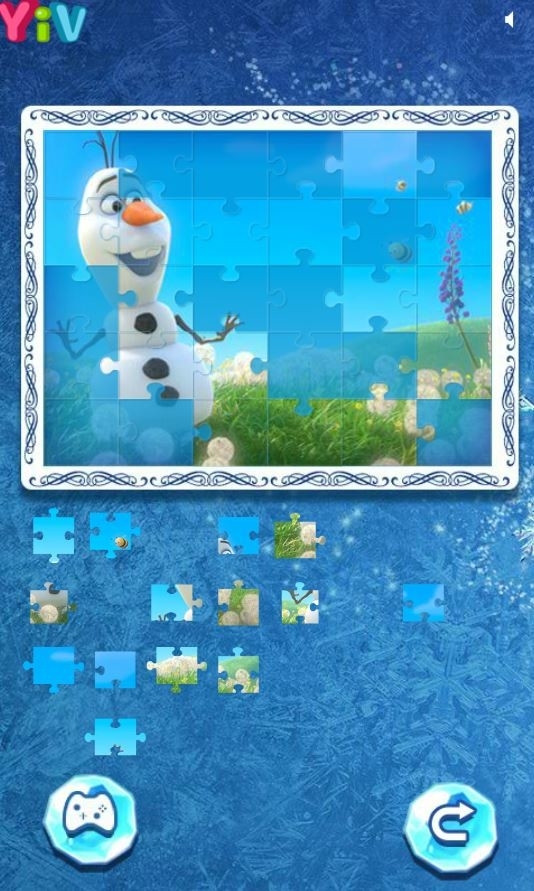 Jogo Frozen Jigsaw Puzzle no Jogos 360