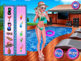 Ice Queen Pool Party - screenshot 2