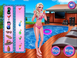 Ice Queen Pool Party - screenshot 3