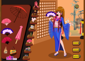 Kimono Cutie Dress Up - screenshot 2