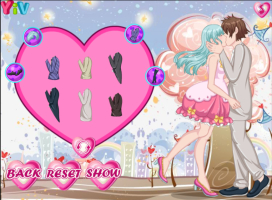 Lover Kissing Dress Up - screenshot 3