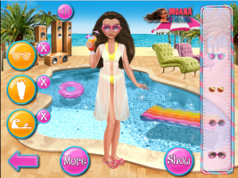 Moana Princess Pool Time - screenshot 2