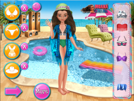Moana Princess Pool Time - screenshot 3