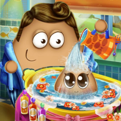 Jogo Pou Baby Wash