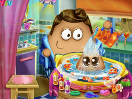 Pou Baby Wash - screenshot 2